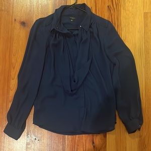 Anne Taylor dressy blouse with detachable collar